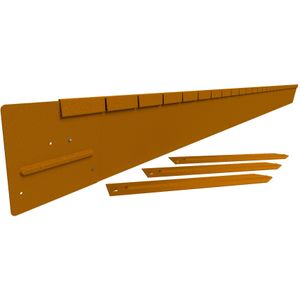 Straight Curve Flex Package 150 mm. kantopsluitingen cortenstaal