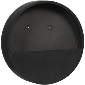 Muur bloempot Wally M zwart