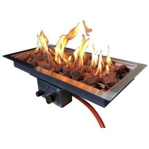 Enjoy Fires inbouwbrander rechthoek 60x30cm.