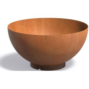 Waterschaal cortenstaal Bocca 100x50,5cm.