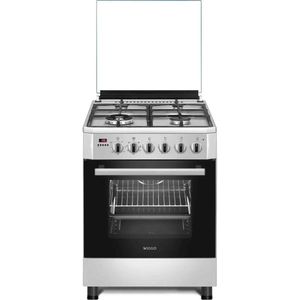 Wiggo - WO-E639R(XX) Serie 9 - Gasfornuis - Inox