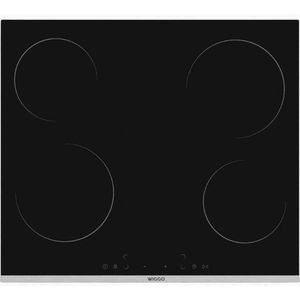 Wiggo - WH-E624G(B) - Inbouw Inductie Kookplaat - 60cm - 2 Fase