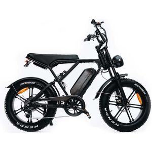 Ouxi H9 - Fatbike - Zwart