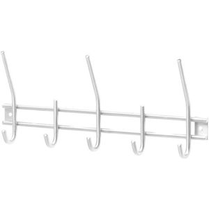 Intersteel - Garderobe - Rvs Geborsteld - Roestvast Staal - 5 Haken