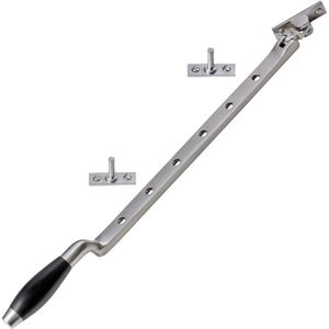 Raamuitzetter - Mat Geborsteld Nikkel - Jaren Dertig Design