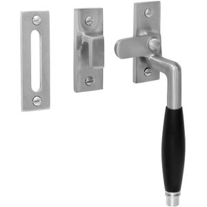 De Oude Deurklink Raamsluiting Deco, verstevigd, mat nikkel, rechts