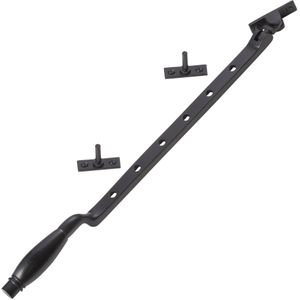 De Oude Deurklink Raamuitzetter Deco mat zwart