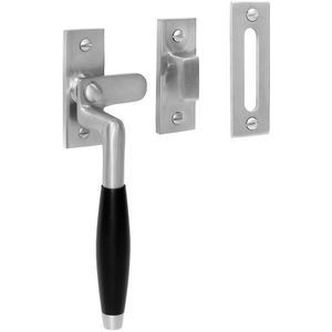 De Oude Deurklink Klassiek Raamsluiting, verstevigd, mat nikkel, links