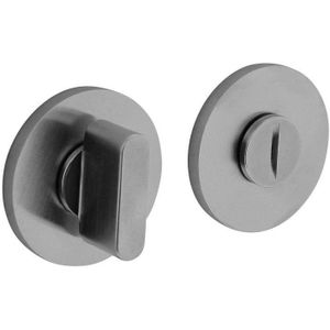 Olivari WC-slot rond mat chroom