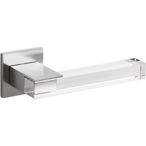 Olivari Deurklink Ice Cube op rozet mat chroom transparant