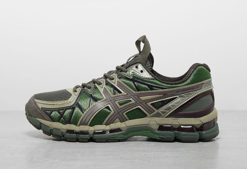 ASICS - GEL-KAYANO 20 - Sportschoenen - Groen - Gelaagde Materialen