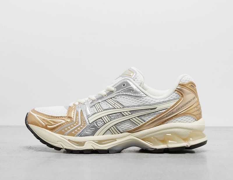 ASICS - GEL-KAYANO 14 - Hardloopschoenen - Wit - Ademend Mesh