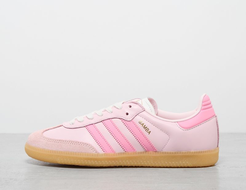 adidas Originals Samba OG - Pink - Leren Bovenwerk - Synthetische Zool