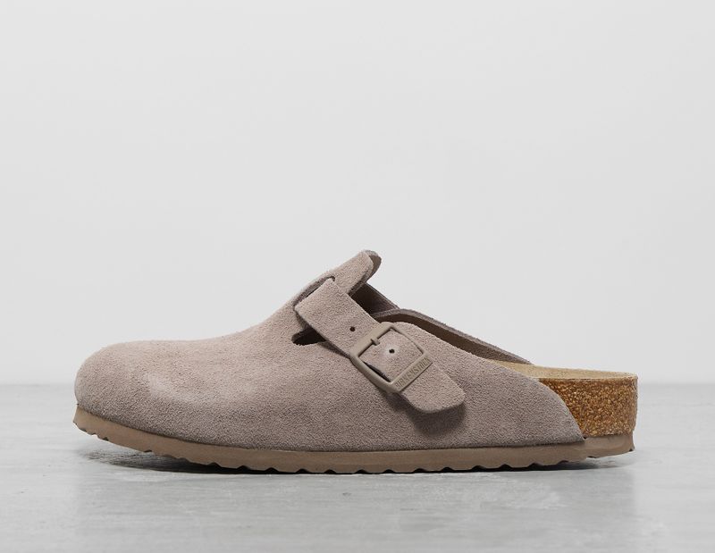 Birkenstock - Boston - Klompen - Taupe - Suède