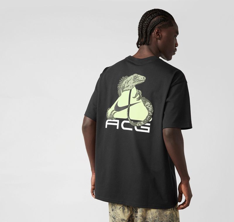 Nike - ACG Iguana - T-Shirt - Zwart - Dri-FIT, Zweetafvoerende Stof