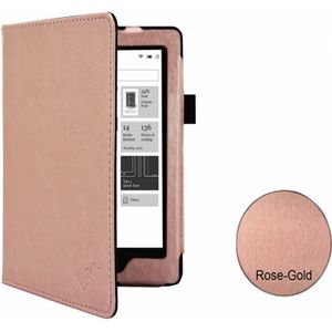 Kobo Aura HD/H2O | e-Reader Hoesje | Luxe Rose Gold/Gouden