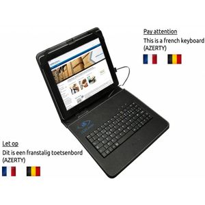 Keyboard Case | Geschikt voor een 9.7 inch Tablet | AZERTY