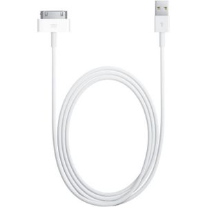 30pins USB Laad- en Datakabel, Connector voor je oudere Apple device (iPad 1/2/3 en iPhone 4)