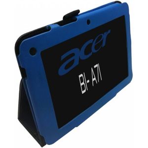 Stand Case voor de Acer Iconia B1-A71 Tablet | Zwart met Blauw