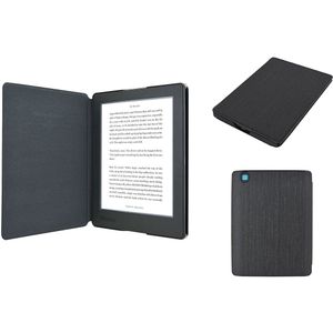 Kobo Aura H2O Edition 2 (2017) e-Reader Shell Case | sleepcover | Black wood