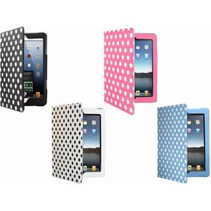 Trendy Stand Case met stippen motief voor de iPad 2, 3 en 4