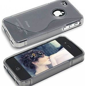 iPhone 4 en 4S · Soft Skin Case · Siliconen Hoesje · Transparant