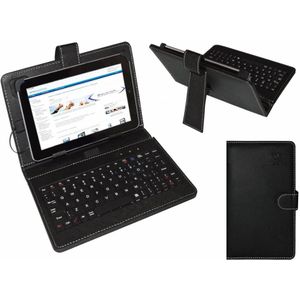 7 inch Keyboard Case | Voor een 7 inch Tablet | Zwart