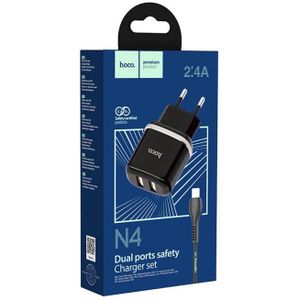 USB oplader 2400mA | incl. USB-C laadkabel | 123BestDeal