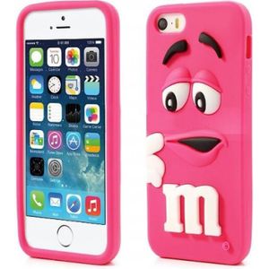 M&M Case voor iPhone 7 / 8 hot pink | 123BestDeal