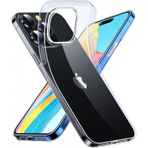 Transparante soft case voor Apple iPhone 15 Pro Max van luxe TPU