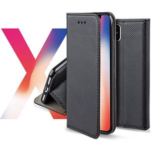 Apple Iphone X/XS Wallet Smart Case zwart met Stand kopen?