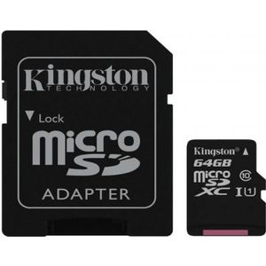 Geheugenkaart | 64GB Micro SDXC Memory Card | Class 10