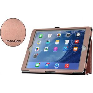 Rose Gouden iPad Pro 9.7 + air 1/2 + 2017 +2018 Case met Stand & Slaapfunctie kopen? 123BestDeal