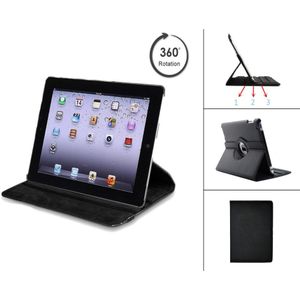 Case voor Apple Ipad 2/3/4 met 360 graden Draaibare Multi-stand