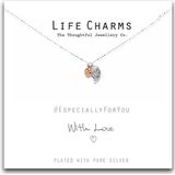 Life Charms Ketting met Giftbox Angel Wings en Heart