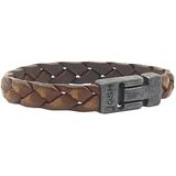 JOSH Heren Leren Armband Cognac | 24902-BRA