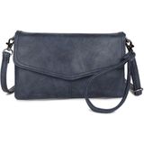 Wimona Envelop Schoudertasje / Clutch Alessandra Donker Blauw