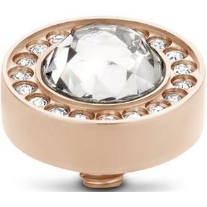 Melano - Twisted Halo CZ - Steentje - Rosé - 10 mm