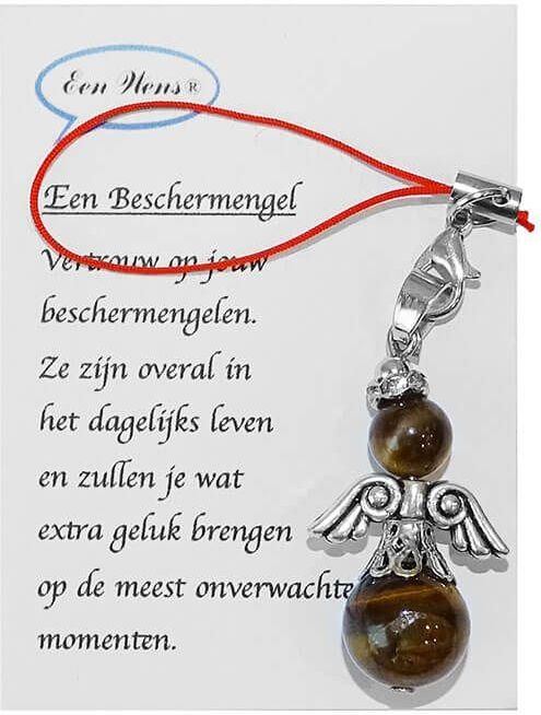 Kleine Halfedelstenen Beschermengel Tijgeroog