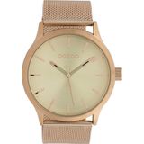 OOZOO Timepieces Horloge Rosé Goud/Goud | C10054