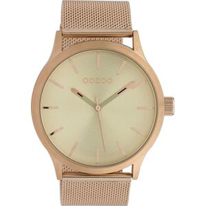 OOZOO Timepieces Horloge Rosé Goud/Goud | C10054