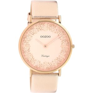 OOZOO Timepieces Horloge Rosé Goud | C20127