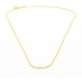 Imotionals Ketting Anker Goud 52 cm