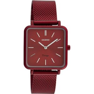 OOZOO Timepieces Horloge Vintage Burgundy | C20011