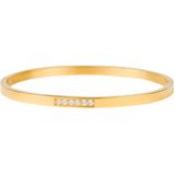 Kalli Bangle Armband met 6 Stras Steentjes Goud