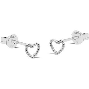 Karma Oorbellen Elsie Open Heart | Zilver