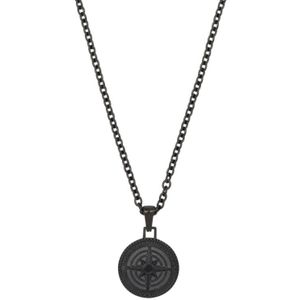 AZE Jewels Ketting Necklace Boussole | Noir