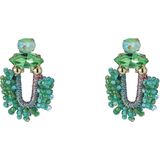 Day&eve Oorbellen Sead Bead Stud Mint | Goud