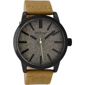 OOZOO Timepieces Horloge Camel/Zwart | C9067