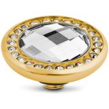 Melano Vivid Crystal CZ Steentje Crystal Goud
